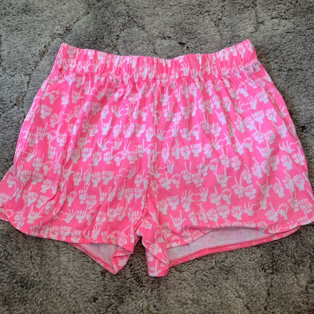 Pajama shorts kinda short